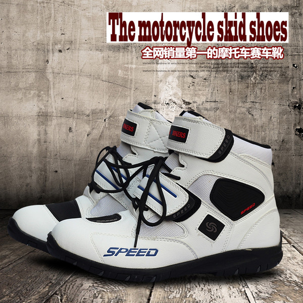 PRO-BIKER professional racing shoes leather breathable off-road motorcycle boots riding boots shoes men's