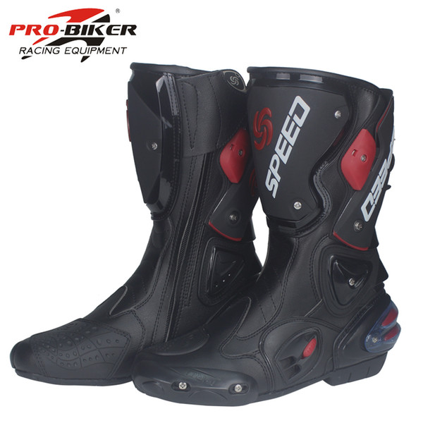 PRO-BIKER SPEED BIKERS riding tribe professional motorcycle boots Moto Racing fashion leather racing off-road shoes B1001