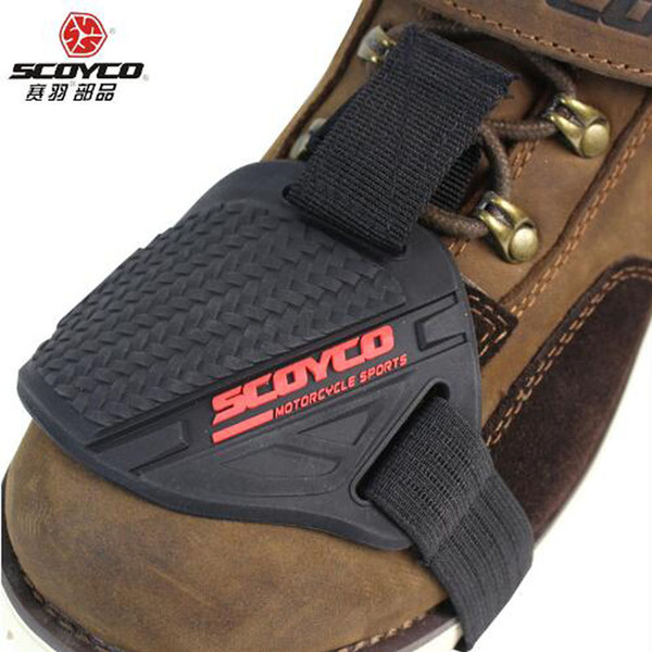 SCOYCO FS-02 Motorcycle Racing Gear Sleeve Shift Pad Motocross Motorbike Boots Anti slip Cover Protective Sleeve