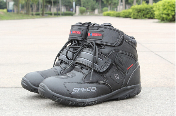 Brand New Motorcycle Boots Pro Biker SPEED Moto Racing Motocross Motorbike Shoes Protective Gear Motorcycle Boots Red Color