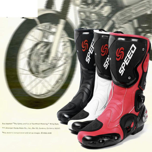 Pro Biker Brand New High quality Fashion Motorcycle Boots Motorcross Off-Road Racing Shoe Motorbike Protector Gear 3 colors