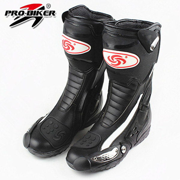 Motorcycle Boots Pro biker SPEED Moto Racing Motocross Motorbike Shoes B1002 Black/size 40/41/42/43/44/45 sport shoes