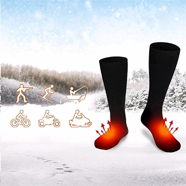 Winter 100% Cotton Motorcycle Boots Heated Socks Warm Foot Warmers Electric Warming for Hunting Ice Fishing Boot Motos for bikes