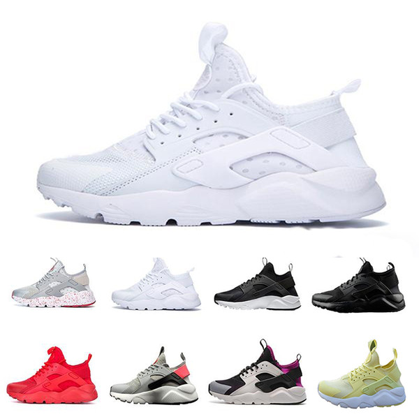 Air huarache 1.0 mens running shoes triple black white dot red Green fashion trainers Walking huaraches sports sneakers 7-12