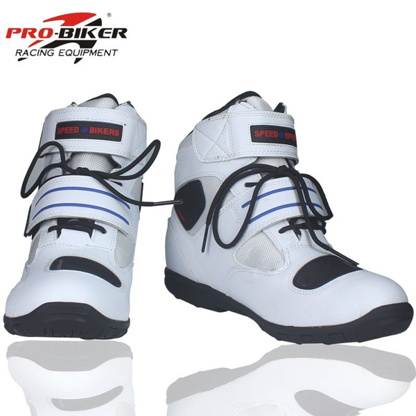 PRO-SPEED Motorcycle Boots Non-slip Comfortable Breathable Microfiber Leather Racing Shoes A005 3 colors 8 sizes