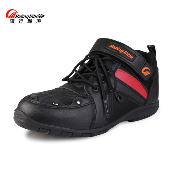 Waterproof Motorcycle Boots Men Motorcycle Shoes Genuine Cow Suede Leather Riding Biker Shoes Motorbike Botas Moto Boots