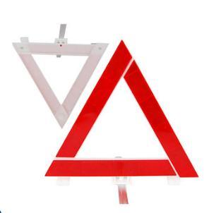 Small car safety triangle bracket vehicle fault warning board vertical tripod warning sign gas