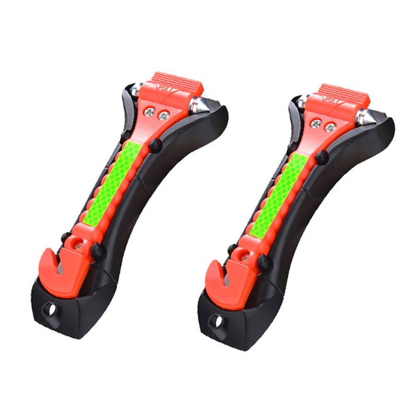 Car Safety Hammer Car With Multi-function Two-in-One Rescue Emergency Fire Escape Hammer Window Breaker