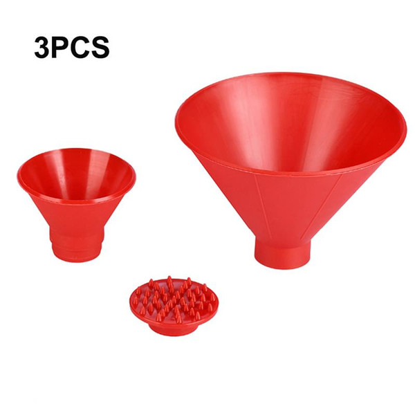 3pcs/set Winter New Scrape A Round Magic Cone-Shaped Windshield Ice Scraper Snow Becomes A Funnel Car Care