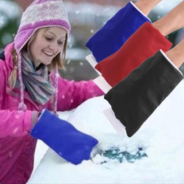 Professional Winter Automobile Car Snow Shovel Removal Clean Tool Keep Warm Gloves Car Practical Accessories
