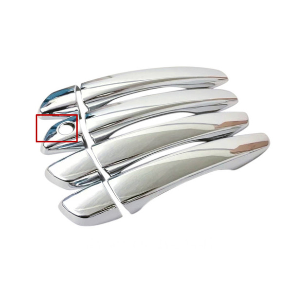 For Left-hand drive! ABS Exterior Car Styling Side Door Handle Cover 8pcs For Peugeot 3008 GT 2016 2022/ 5008 GT 2017