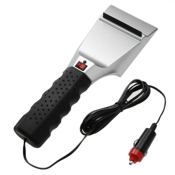 Car 12V Heating Dual-Purpose Snow Shovel Car Cigarette Lighter Snow Shovel Winter Scraper 5198