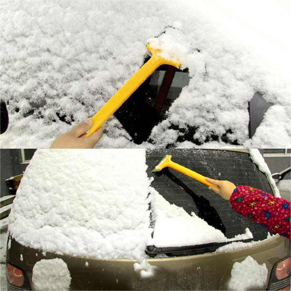 Auto magical car ice scraper Portable Snow Shovel Plastic Car Vehicle Ice Scraper Removal Clean Tool gratte pare brise krabber