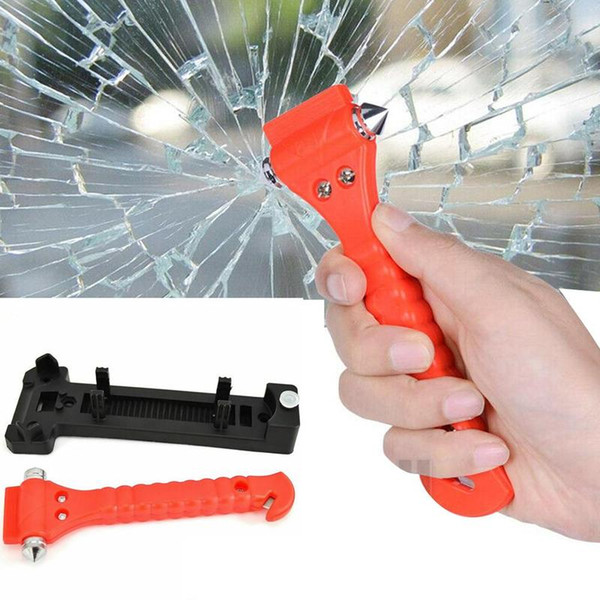 Car Safety Hammer Life Saving Escape Emergency Hammer Travel essentials Seat Belt Cutter Window Glass Breaker Car Rescue Tool