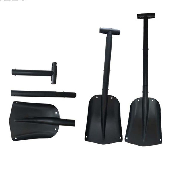 Multifunction Snow Shovel Outdoor Car Compact Adjustable Poly Blade Cleaning