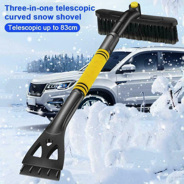 Ice Snow Scraper Car Window Retractable Shovel Removal Brush Squeegee Tool NR-shipping