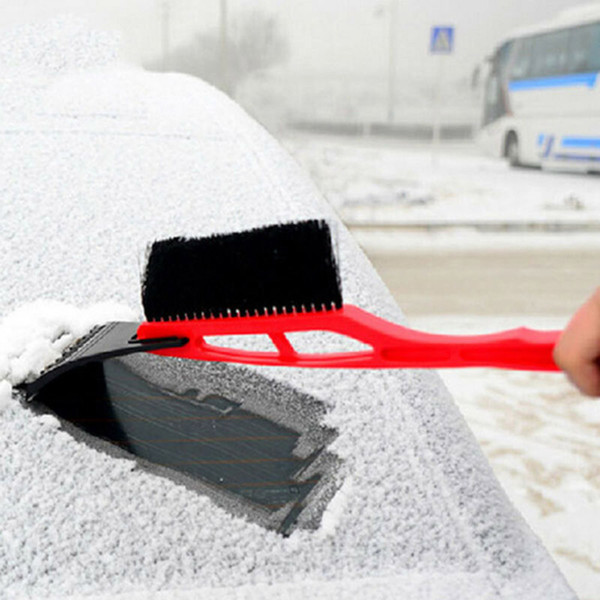 Car Winter Deicing Defrost Sturdy Nylon Brush Shovel Ice Snow Removal Scraper