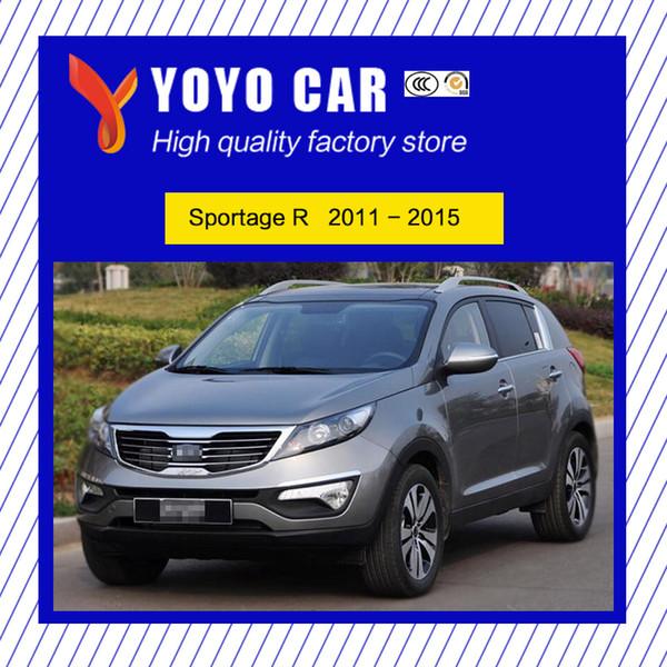 Hot sale Aluminium alloy Aluminium alloy sticker install side rail bar roof rack for Sportage R 2011 2012 2013 2014 2015