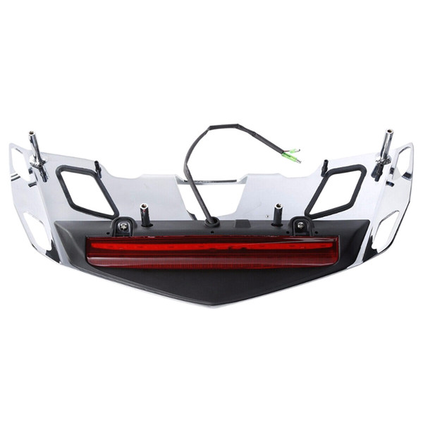 Motorcycle Trunk Luggage Rack with LED Brake Light Lamp for Goldwing GL1800 2018-2022GL1800B GL1800D