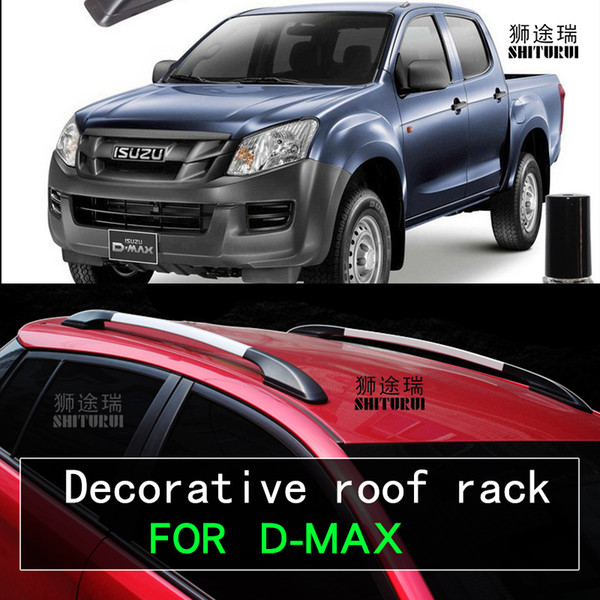 2Pcs Roof bars For ISUZU D-MAX pickup 2016 2022202217 Aluminum Alloy Side Bars Cross Rails Roof Rack Luggage