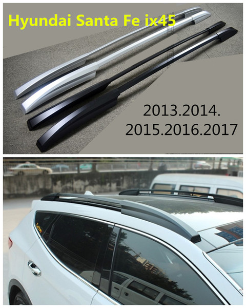 Auto Roof Racks Luggage Rack For Hyundai Santa Fe ix45 2013.2014.2015.2016.2022High Quality Aluminium Car Accessories