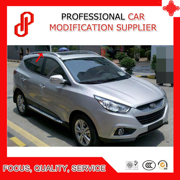 High quality Aluminium alloy car top sticker install side rail bar roof rack for IX35 2010 2011 2012 2013 2014 2015 2016 2017