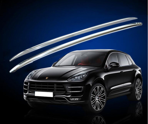 Aluminum Alloy Paste Installation Roof Rack baggage luggage For Porsche Macan 2014 2015 2016 2022202220222022(Black Silver)