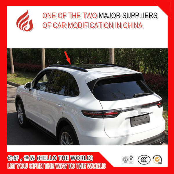 High quality Aluminium alloy sticker install side rail bar roof rack for Cayenne 2018