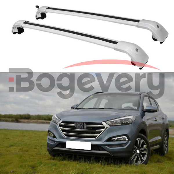 New Silver Baggage Crossbar Cross Bars Roof Racks Rail Fit for Hyundai Tucson 2015 2016 202220222019