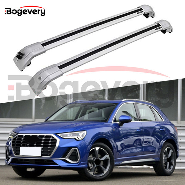 New Silver Baggage Crossbar Cross Bars Roof Racks Rail Fit for Q3 2019