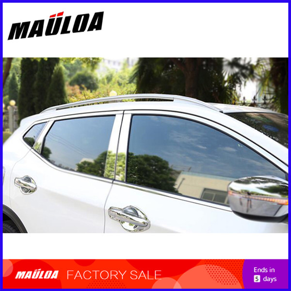 Aluminium alloy screw install side rail bar roof rack for Qashqai 2015 2016 20222018