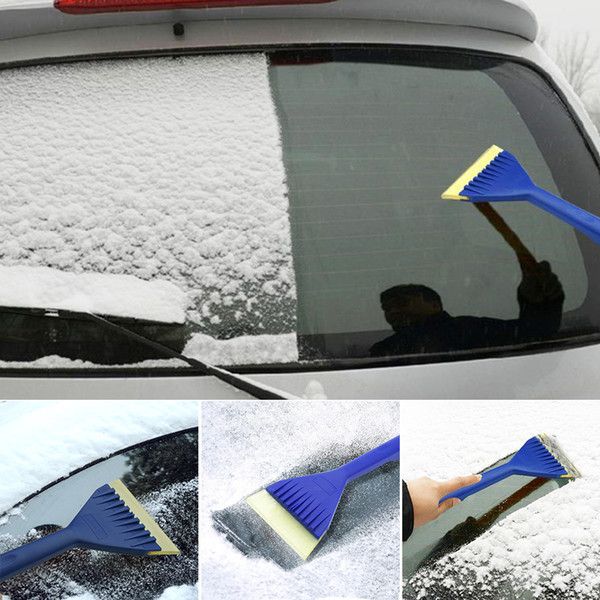 Universal Squeegee Cleaning Portable Winter Ice Scraper Windshield Car Windscreen Useful Durable Vehicle Snow Shovel Outdoor