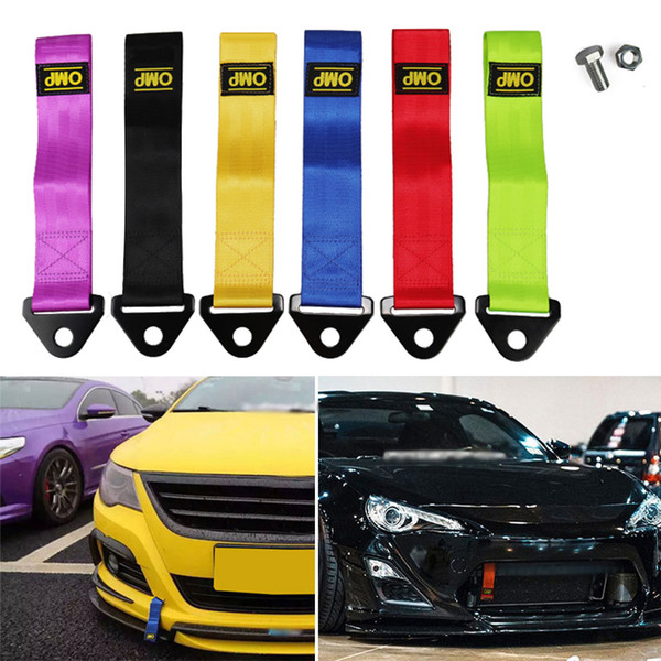 Towing Rope High Strength Nylon trailer Tow Ropes Racing Car Universal Tow Eye Strap Strap Bumper Trailer car Accessories