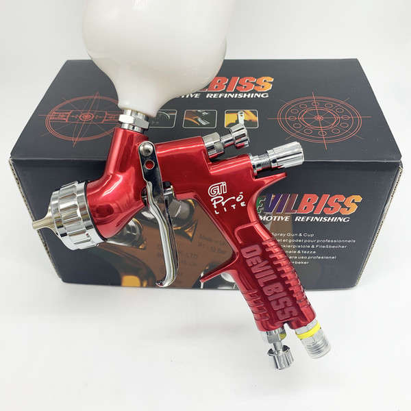 DEVILBISS spray paint gun GTI RED Airbrush airless spray gun for painting cars