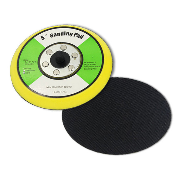 5 inch 125mm pneumatic grinder polishing plate disc sander chassis polishing disc mat sandpaper pad pneumatic tools