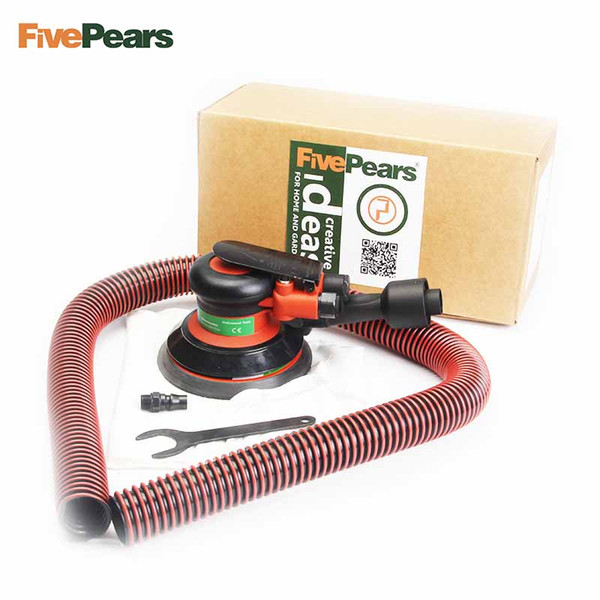 Fivepears low noise Air Random Orbital Sander lightweight Machine 5 Inch Circle Round Pad air Sanders with Vacuum free shipping