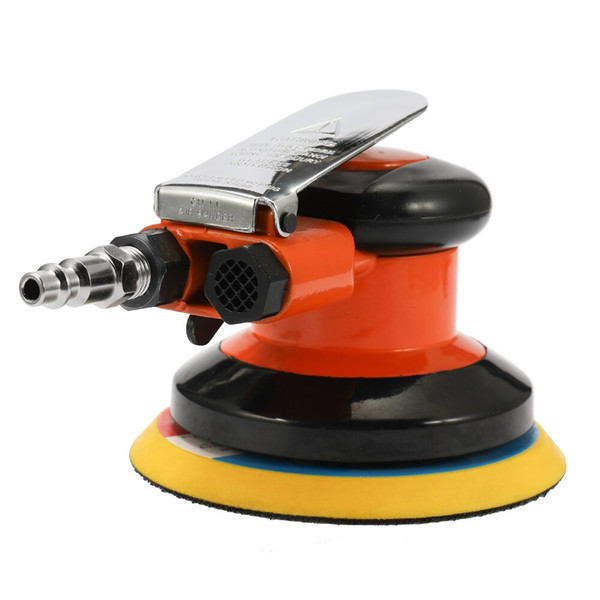 Air Orbital Sander Polisher for 5 inch 125mm Pad Pneumatic Power Tool 10000RPM Pneumatic Air Sander Car Paint Polishing Machine