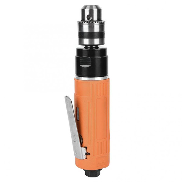 3/8in Industrial Rubber Handle Pneumatic Air Straight Drill Tool Grinder Air Hand Tool for Furniture Maintenance