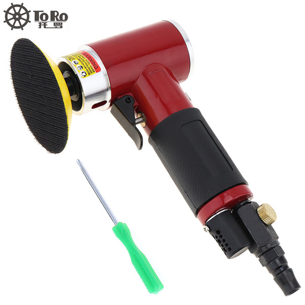 2 Inch 3 Inch Mini Straight-heart High-speed Pneumatic Sanding Machine with Push Switch Sanding Pad for Polishing Grinding Tool