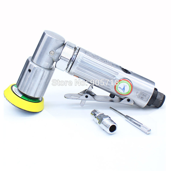 Free Shipping 2 Inches Pneumatic Air Polisher Eccentric Polishing Machine 90 Degree Pneumatic Sander Tool