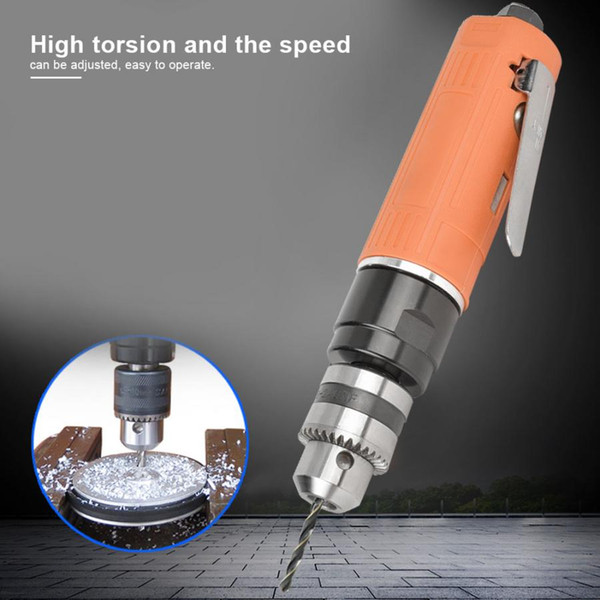 Air Tools 3/8in Industrial Rubber Handle Pneumatic Air Straight Drill Tool for Furniture Maintenance compressor