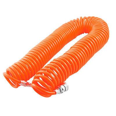 Orange Quick Connector Air Compressor Recoil Hose Tubing 8mm x 5mm WITH 6M/9M/12M/15M Length