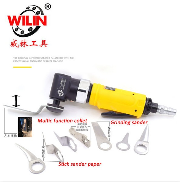 Wilin Pneumatic Tools Windshield Cutter Machine Left And Right Orbital Air Scraper Multi Functions WL-66532