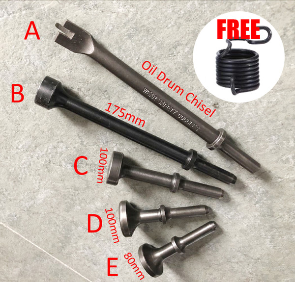 80mm 100mm Smoothing Pneumatic Drifts Iron Square Suture Seam Tube Fire Hose Pipes Gap Piece Split Connect Hammer Bits Chisels