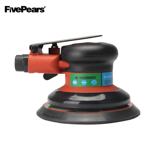 FIVEPEARAS Polisher Air Random Orbital Palm Sander for 5inch 125mm Pad Pneumatic Power Tool Free Shipping.