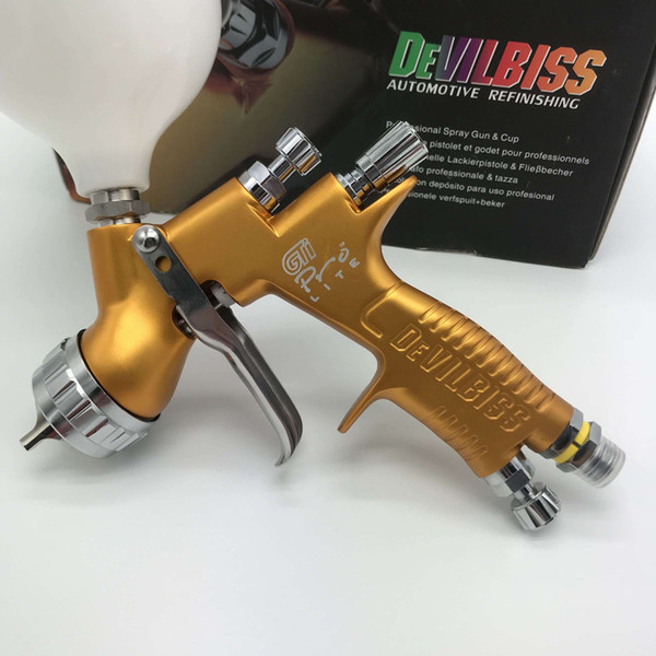 Free shipping DeVilbiss GTI LITE Gravity Feed Paintimg Spray Gun nozzle 1.3mm for car body