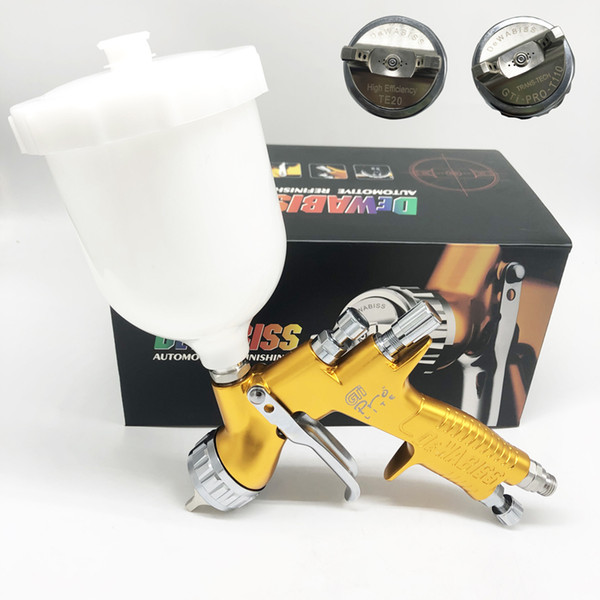 dewabiss spray paint gun GTI pro TE20/T110 Airbrush airless spray gun for painting cars