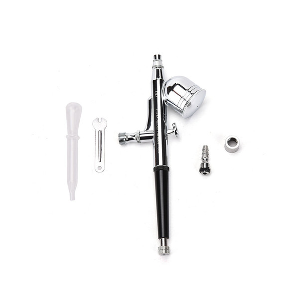 Dual Action Gravity Feed Gun Spray Airbrush Nail Art Paint Kit Tattoo Cake Tool