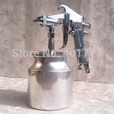 FREE SHIPPING manual spray gun Sprayer Air Brush Alloy Painting Paint Tool 750cc cup Automobile/ furniture/ wood ,1.5mm