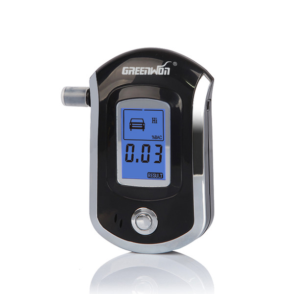 GREENWON Professional Mini Digital LCD Screen Smart MCU Breath Alkohol Alcohol Tester Breathalyzer AT6000 Bafometro Alcoholimetro